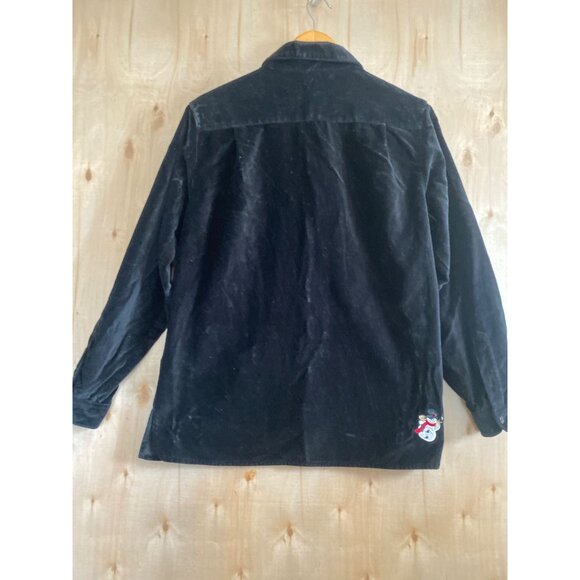 Set of 2 Vintage Quacker Factory Holiday Jacket Set – Snowmen & Snowflakes Sz S - Picture 9 of 14